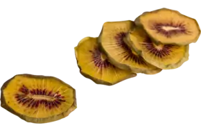 Gedr. rode kiwi schijfjes 80-120st